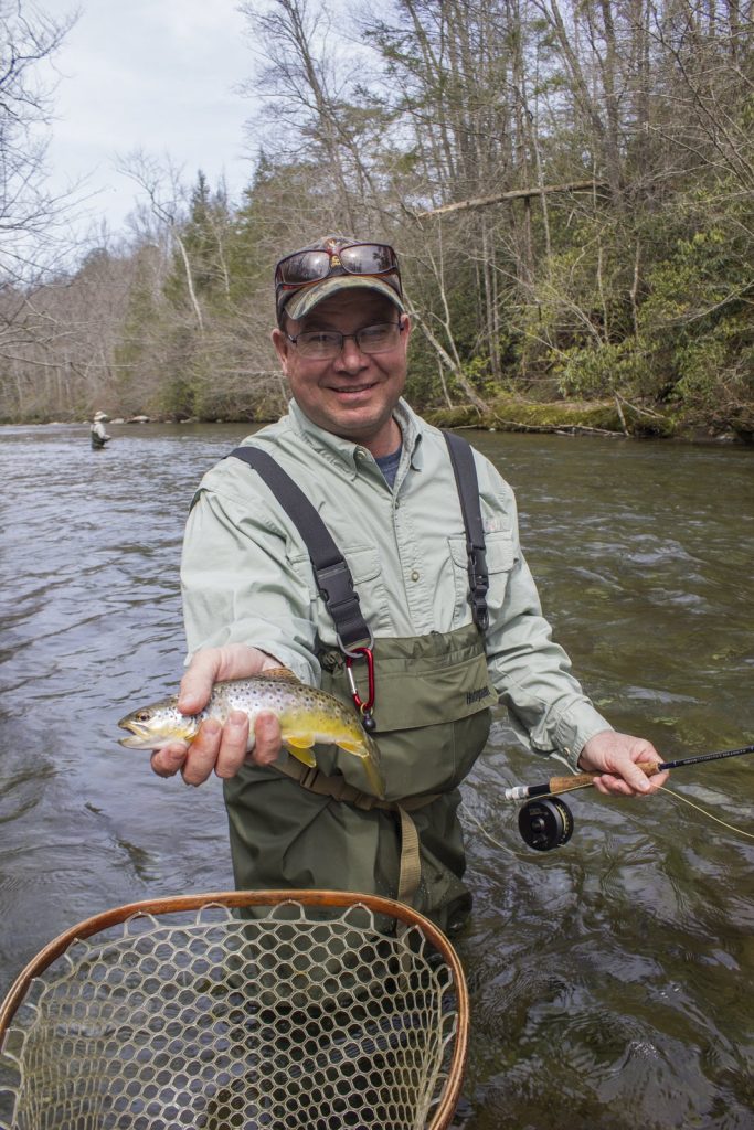 2016 Year in Review featuring Mark with a nice Smoky Mountain brown trout