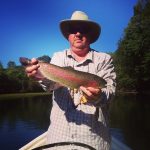 A big Caney Fork River rainbow trout for Shannon