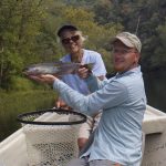 A 20" Caney Fork River rainbow trout for Sue