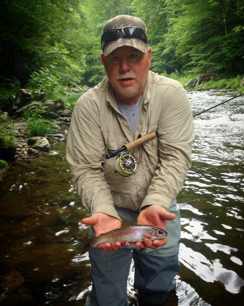 2016 Year in review rainbow trout for Robert Hall on Little River