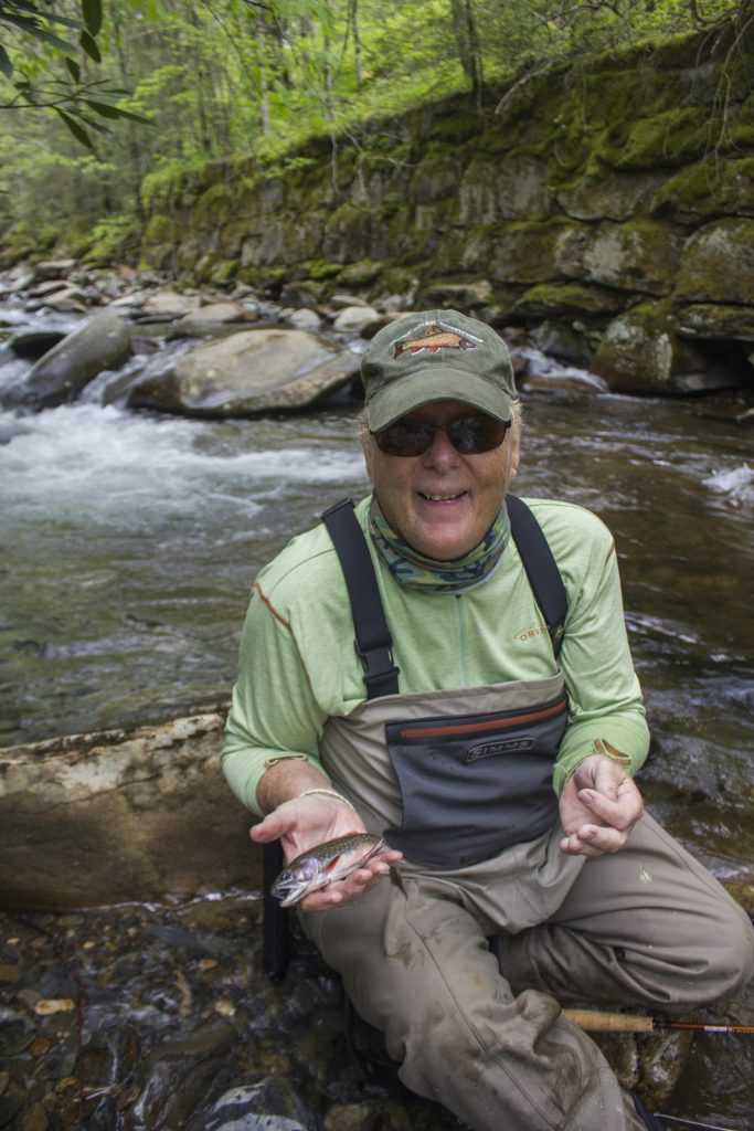 2016 Year in Review with a nice brook trout for Fred Briggs