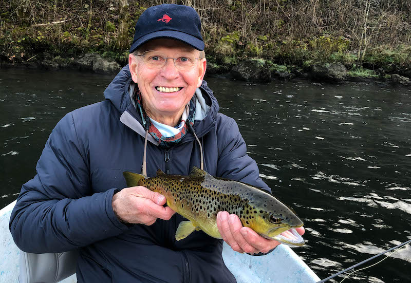 Roger with a Clinch River brown trout